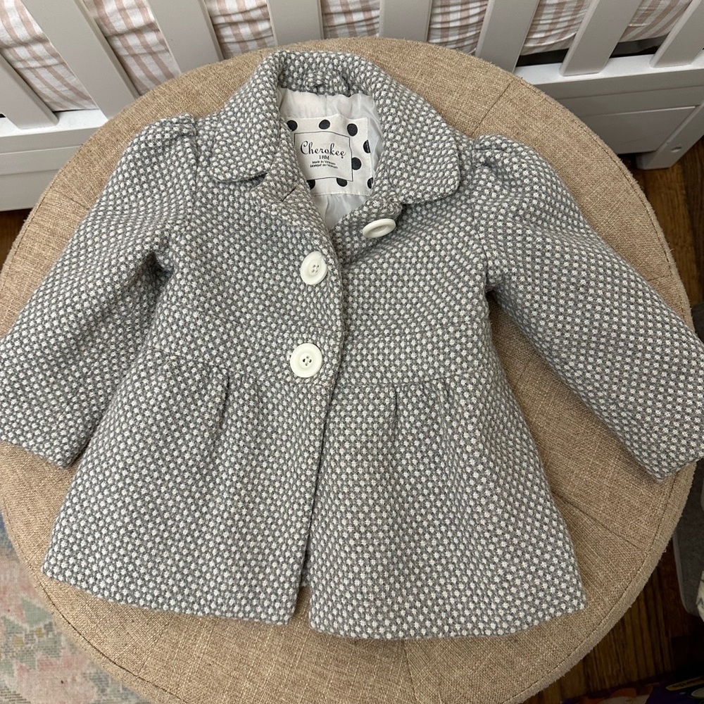 Cherokee Gray 3 Button Coat